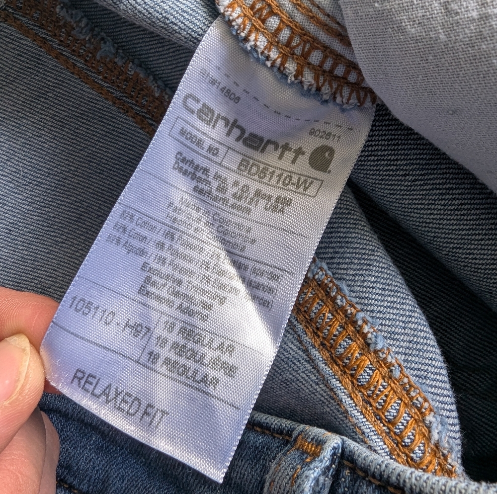 Carhartt Women's Rugged Flex Relaxed Fit Double-Front Jean 18 Regular - Picture 4 of 8